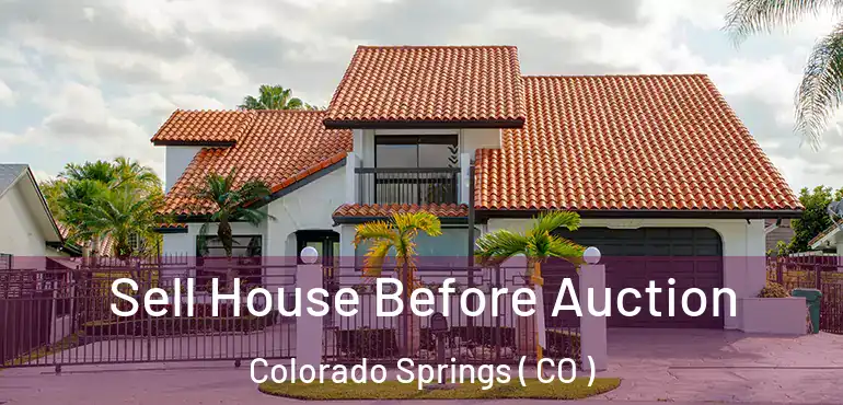  Sell House Before Auction Colorado Springs ( CO )