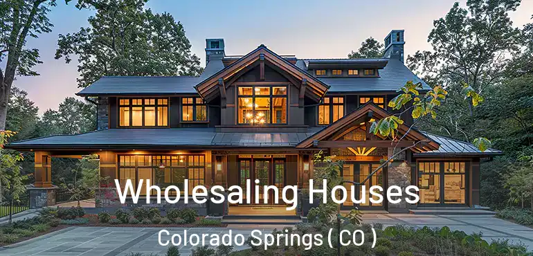  Wholesaling Houses Colorado Springs ( CO )